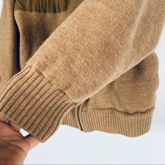 Orvis Men’s tweed Wool Zip Bomber Jacket - Picture 6 of 14